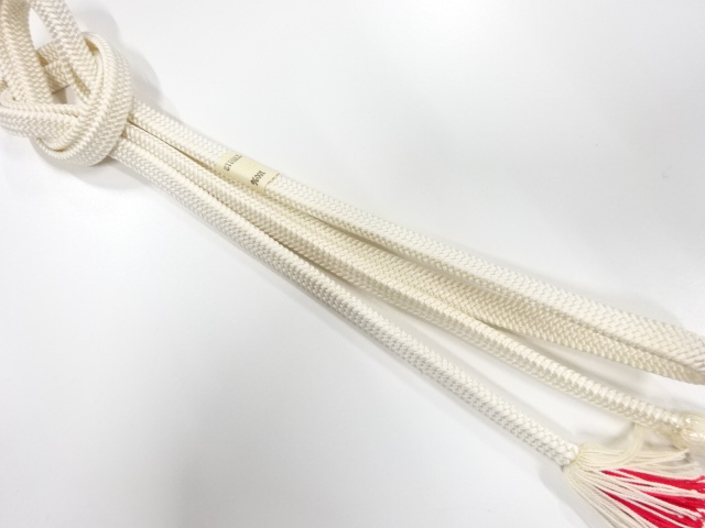 未使用品　正絹　撚り房　手組帯締め